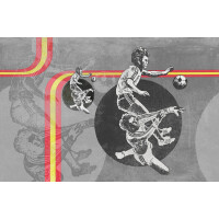 Fototapeta Futbol Tecnografica 78885-2 FOOTBALL 82 GREY Panini