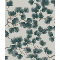 Tapeta gałęzie sosny Sandberg 804-78 Pine Green Mons Klint