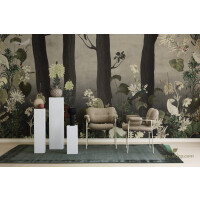 Tapeta Rebel Walls R17132 Rabbit Hole Moss & Coral