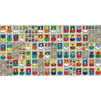 Fototapeta Piłkarze Retro Tecnografica 78893-1 FANTASTICKER TOTAL COLOR Panini