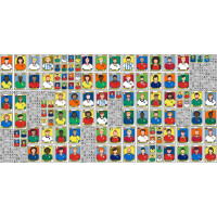 Fototapeta Piłkarze Retro Tecnografica 78893-2 FANTASTICKER COLOR AND GREY Panini