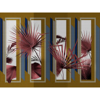 Fototapeta Liście Nowoczesna London Art 21001 06 Front View Exclusive Wallpaper 2021