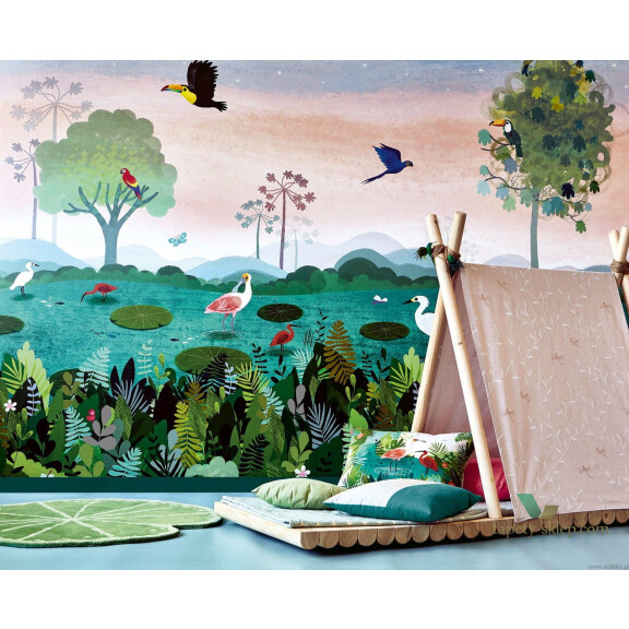 Mural Villa Nova W574/01 Dusky Amazon Picturebook