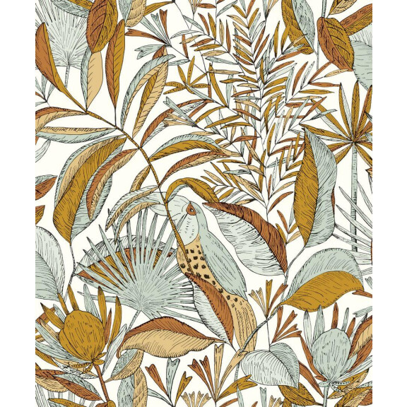 Tapeta egzotyczna Caselio NGR103012479 Jardin De Bel Air Nos Gravures