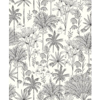 Tapeta w tropikalne rośliny Caselio NGR103030911 Jardin Majorelle Nos Gravures