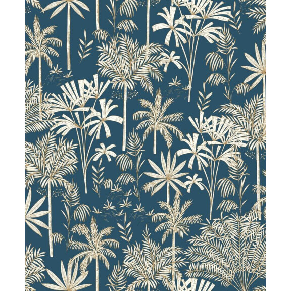 Tapeta w tropikalne rośliny Caselio NGR103036221 Jardin Majorelle Nos Gravures