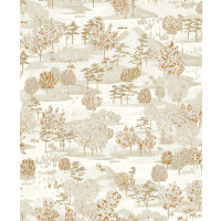 Tapeta roślinna Caselio NGR103040234 Jardin D'Olinda Nos Gravures