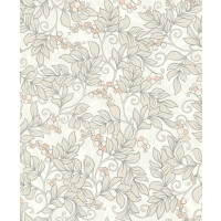 Tapeta w stylu vintage Casadeco ARCR86374117 Roślinna Symphorine Arts & Crafts