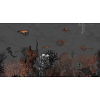 Tapeta Ryby i Koralowce Muance MU13092 Saint Lucia Amber