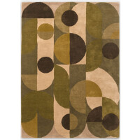 Dywan geometryczny zielony Decor Cosmo Greens 095207 Brink & Campman