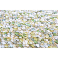 Dywan pleciony zielono-beżowy Pebble Fresh Green 129807 Brink & Campman