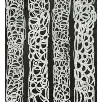 Tapeta abstrakcyjne pasy Pierre Frey FP566002 Totem Les Dessins 4