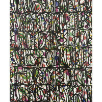 Tapeta abstrakcyjna botaniczna Pierre Frey FP570001 Symboles Les Coquecigrues Les Dessins 4