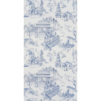Tapeta Toile de Jouy Pierre Frey FP581001 Le Printemps Du Mekong Les Dessins 4