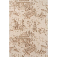 Tapeta Toile de Jouy metaliczna Pierre Frey FP587003 Le Printemps Du mekong metal Les Dessins 4