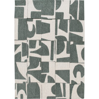 Dywan geometryczny retro Louis De Poortere 9361 PAPERCUT SEA SPRAY