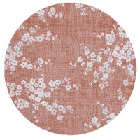 Dywan okrągły kwiaty Louis De Poortere 9371 SAKURA COPPER PINK ROUND
