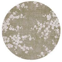 Dywan okrągły kwiaty Louis De Poortere 9372 SAKURA WET GARDEN ROUND