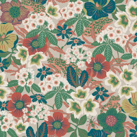 Tapeta w kwiaty retro Boras Tapeter Kvackstepp 2086 Swedish Designers
