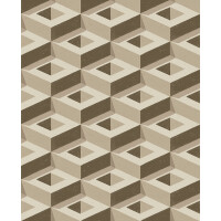 Mural geometryczny 3D Boras Tapeter Boxes 2280 Treasured
