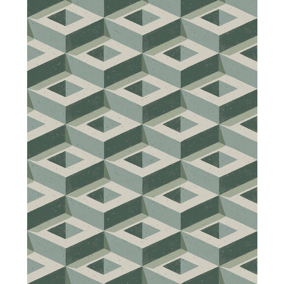 Mural geometryczny 3D Boras Tapeter Boxes 2281 Treasured