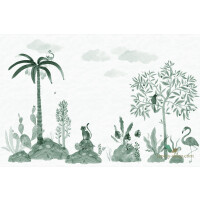 Mural Sandberg Wilton Jade 653-58 Familj II
