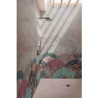Tapeta łazienkowa w japońskim stylu Wall&Deco WET_RJ2101 Rhapsody in Japan WET SYSTEM 2021