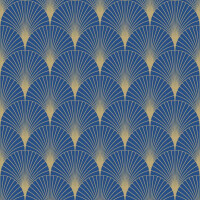 Tapeta wachlarze art-deco Caselio ELC 105266021 Prosperity Elegance