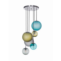 Lampa wisząca BACAN Famlight Mat 6 kul