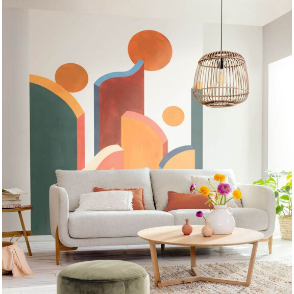 Mural geometryczna abstrakcja Caselio ARN103074562 Play Around Around