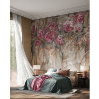 Fototapeta duże kwiaty Wonderwall Rocalle 35030605