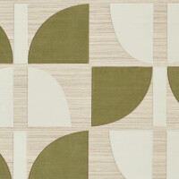 Tapeta geometryczna welur z sizalem Casamance 71370217 Hikari