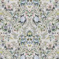 Tkanina bawełniana z botanicznym wzorem Designers Guild FDG3077/04 Damask Ikebana