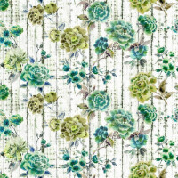 Tkanina bawełniana w kwiaty Designers Guild FDG3081/02 Kyoto Flower Ikebana