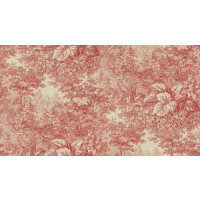 Fototapeta las w stylu Toile de jouy Sandberg S10401 Forest Toile Red Tidlösa