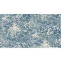Fototapeta las w stylu Toile de jouy Sandberg S10402 Forest Toile Blue Tidlösa
