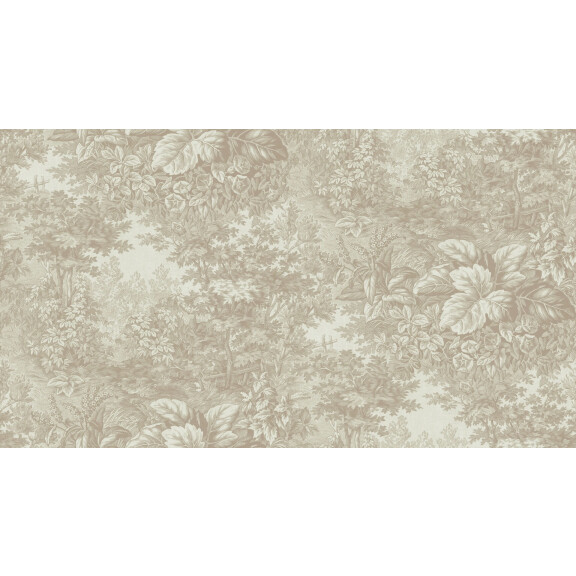 Fototapeta las w stylu Toile de jouy Sandberg S10404 Forest Toile Sandstone Tidlösa