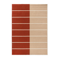 Dywan wełniany w paski Marimekko Tiibet Burnt Orange 132803