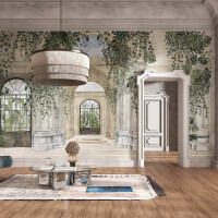 Fototapeta architektura i roślinność Tecnografica 84059-1 BUEN RETIRO OLIVE