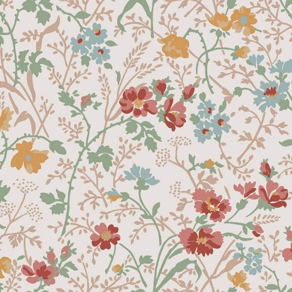 Tapeta botaniczna Laura Ashley 121082 Shropshire Posy Volume III