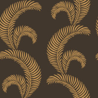 Tapeta graficzne liście palmowe Sandberg S10442 Jasmine Charcoal Palm Garden