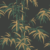 Tapeta pędy bambusa Sandberg S10446 Leon Charcoal Palm Garden