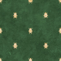 Tapeta skarabeusze Sandberg S10451 Audrey Dark Green Palm Garden