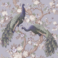 2 szt / 24H Tapeta rośliny i pawie Laura Ashley 115253 Belvedere Volume II (1)
