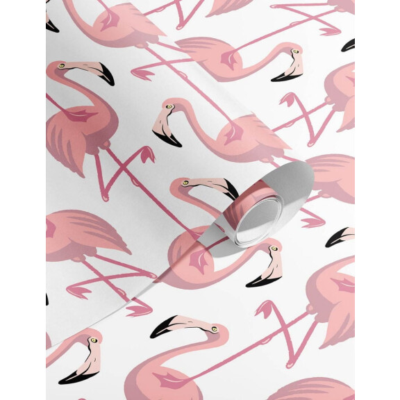 Tapeta flamingi Papermint Flamingo 43 ROSE BLANC Classics