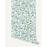 Tapeta abstrakcyjne kwiatki Papermint Lavande 1194 Veronese Classics