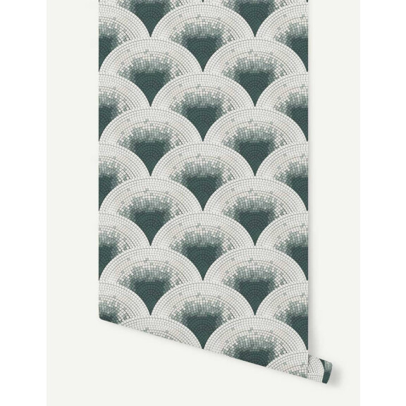Tapeta mozaika Papermint Mosaic 940 Gris Classics