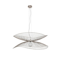 Lampa wisząca Forestier Libellule L Metallique Cuivre/Rose 20638