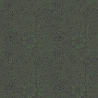 Tapeta kwiaty metaliczna Graham & Brown Marigold Fibrous 124255 William Morris At Home