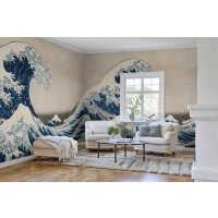 Fototapeta fala Rebel Walls R20529 Under the Wave off Kanagawa Repeatable First Rebels